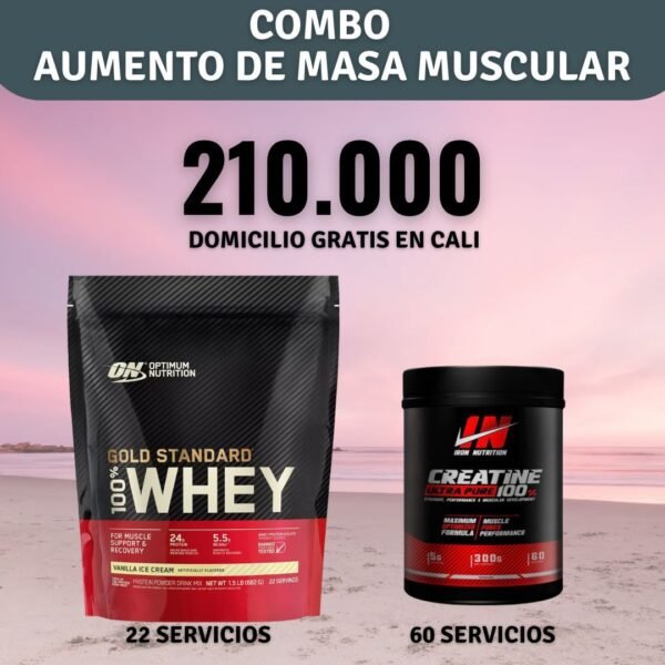 COMBO AUMENTO MASA MUSCULAR #9